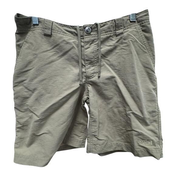 The North Face Shorts Women's 4 Nylon Tan Drawstring Short Gorpcore Hiking - Picture 2 of 7